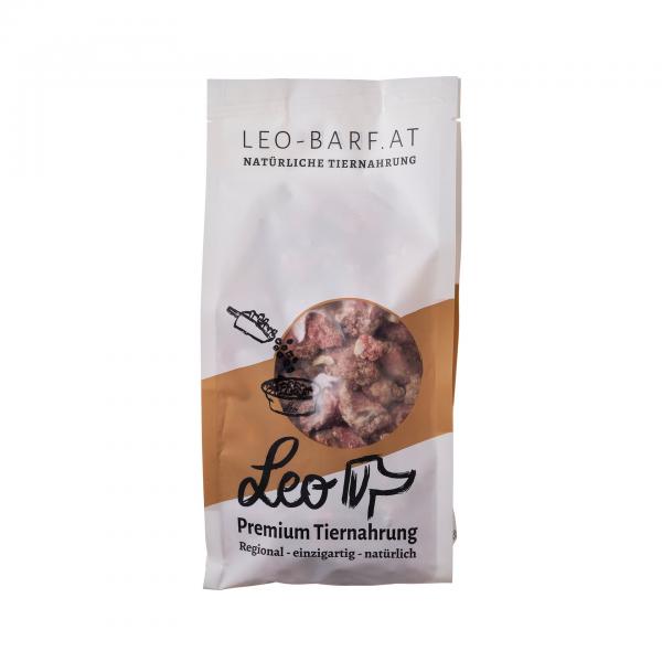 Leo Barf Rindermuskelfleisch BARF für Hunde Sackerl